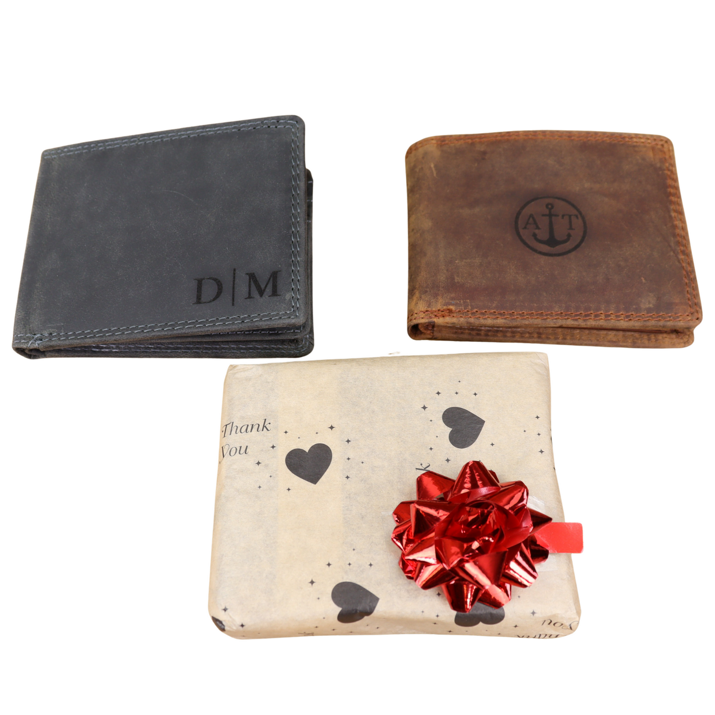 Personalisierte Leder Brieftasche, Geschenk für einen Geburtstag oder Weihnachten, Personalisierte Herren Handmade Leder Brieftasche