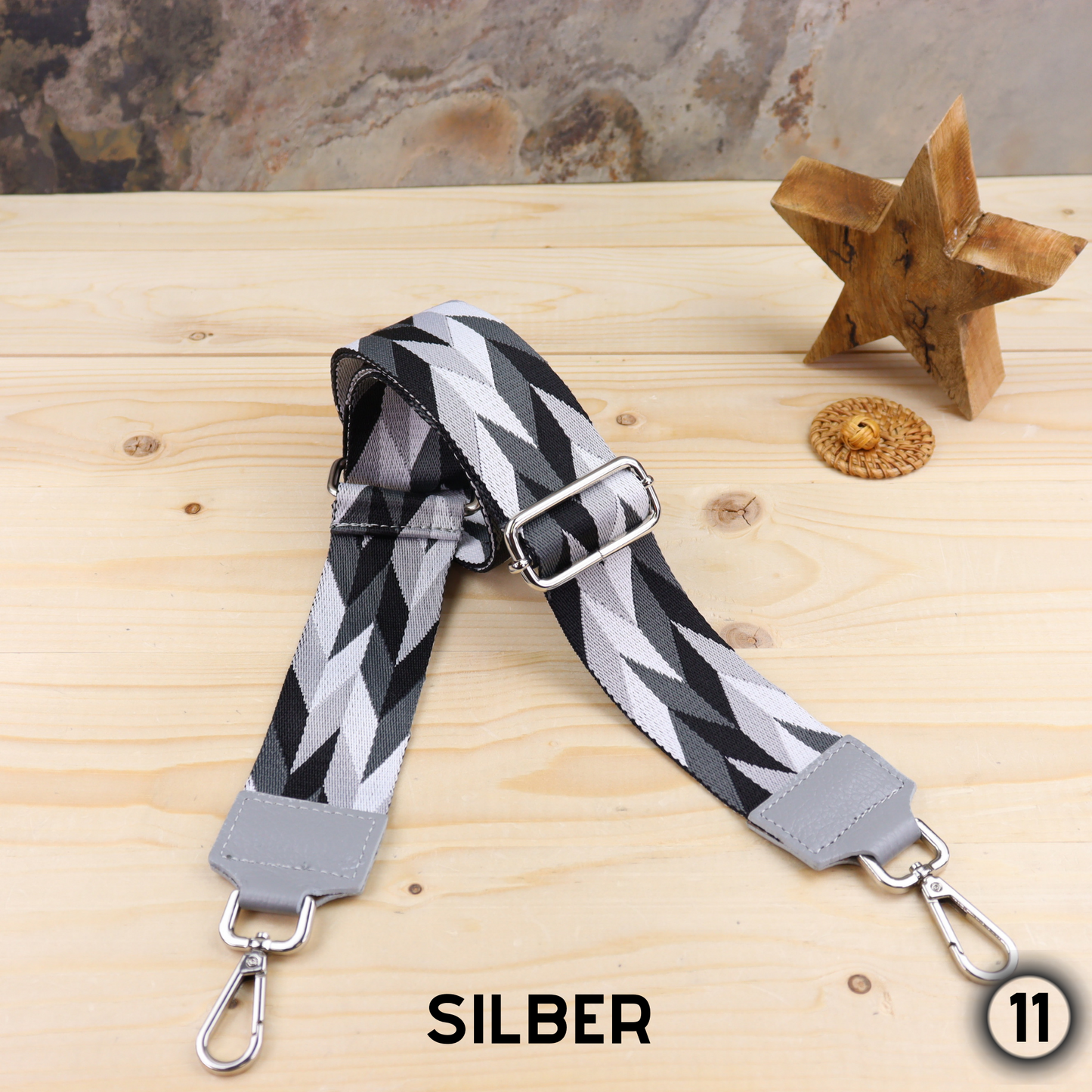 Grau Silber Gürtel
