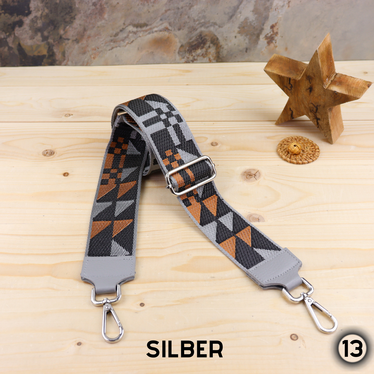 Grau Silber Gürtel