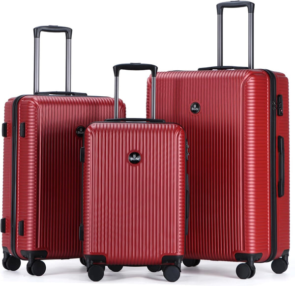 Blade Premium Reisekoffer Set, Koffer M, L, XL - wein red